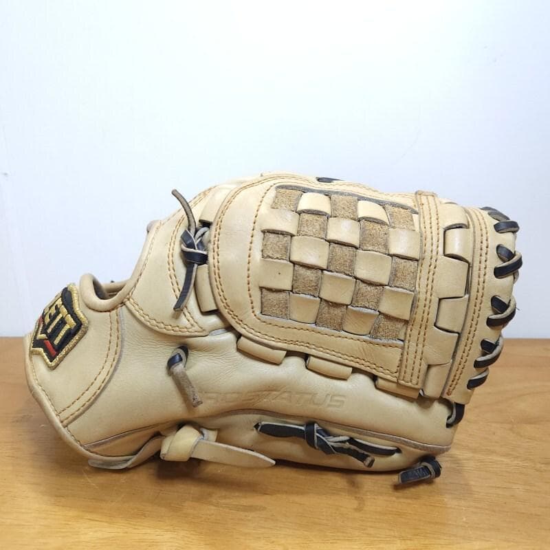 ZETT 源田モデル プロステイタス 日本製 鈴木印 良品 内野用 硬式グローブ