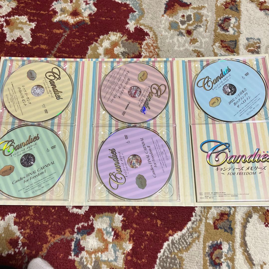 キャンディーズメモリーズ　FOR FREEDOM DVD 5枚セット