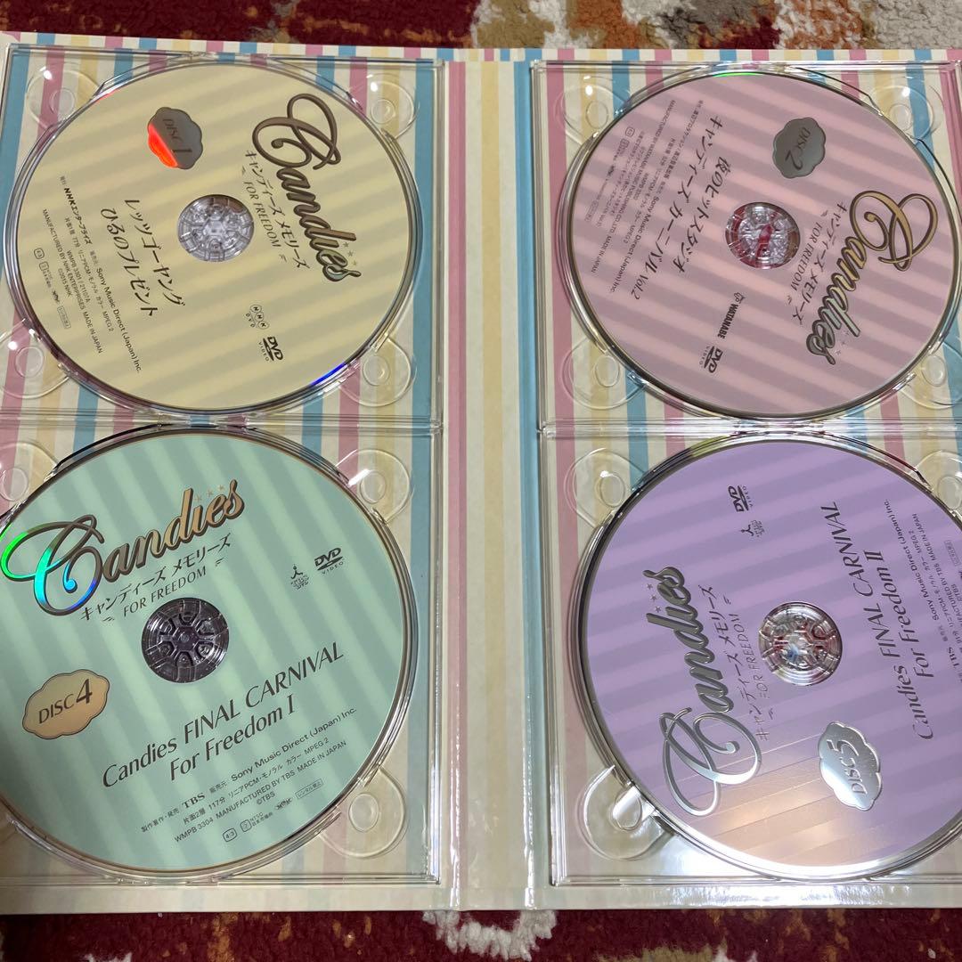 キャンディーズメモリーズ　FOR FREEDOM DVD 5枚セット