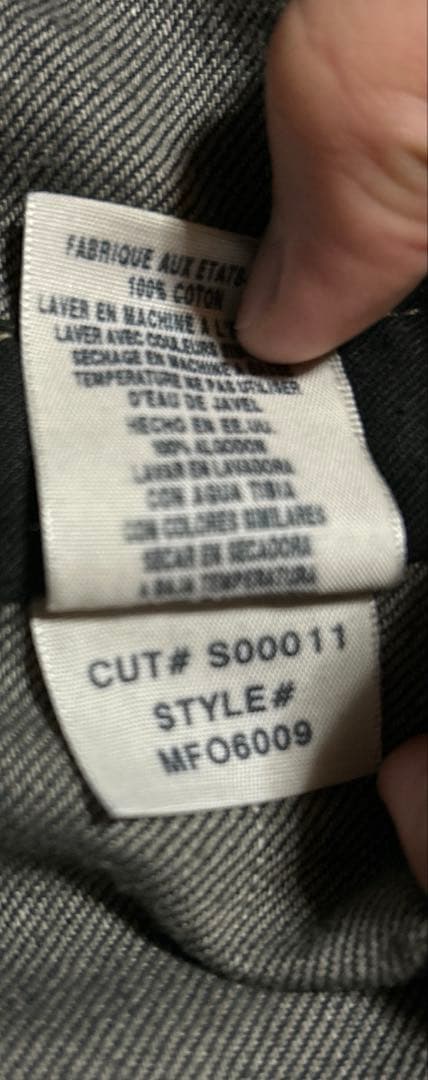 Rick Owens Slab Wax初期デニムジャケット