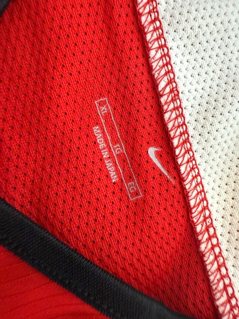 浦和レッズ 2005年 ユニフォーム Nike サッカーシャツ 赤 XL