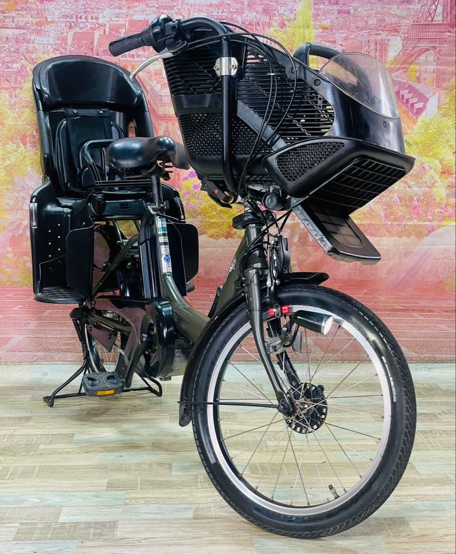 ZK3488 電動自転車 ヤマハ パスキス 子供乗せ 20インチ 送料無料