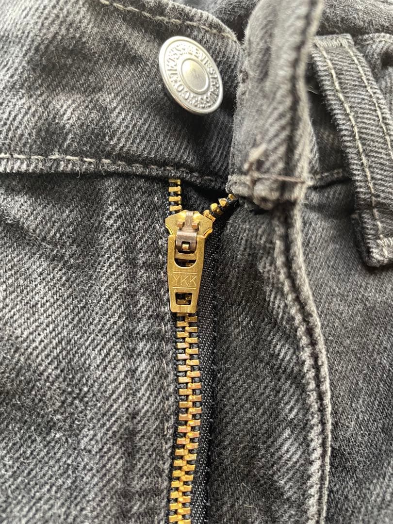 豚*汁様 00‘s Levi’s 550 W34 L32/リーバイス ブラックデ