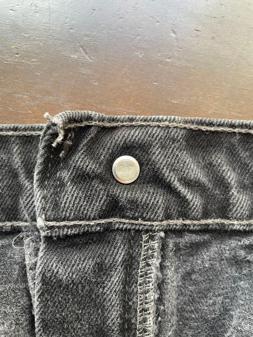 豚*汁様 00‘s Levi’s 550 W34 L32/リーバイス ブラックデ