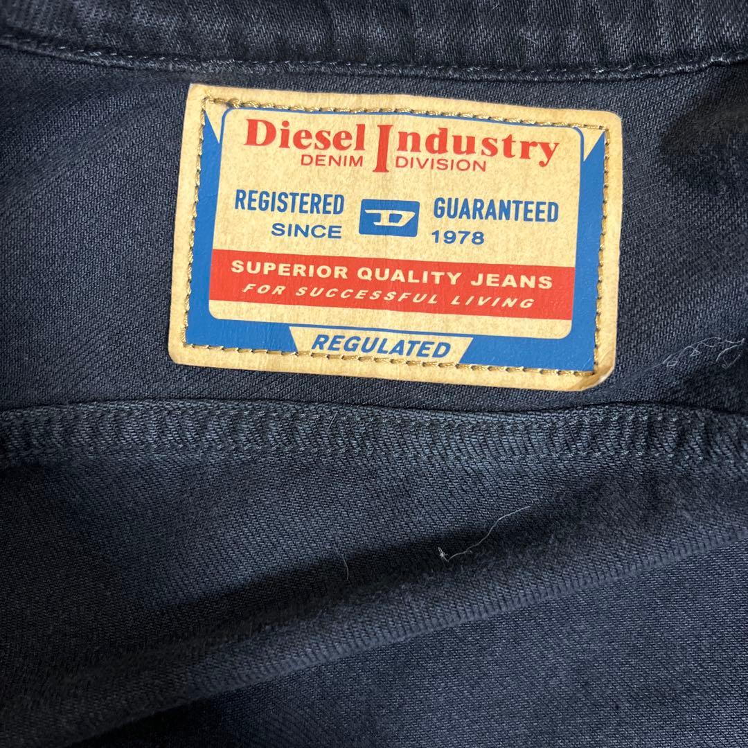 DIESELブラックデニムジャケット