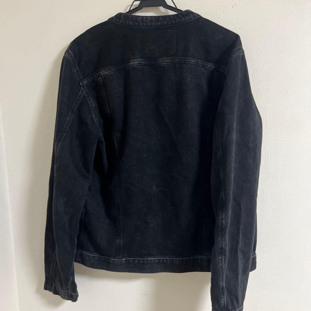 DIESELブラックデニムジャケット
