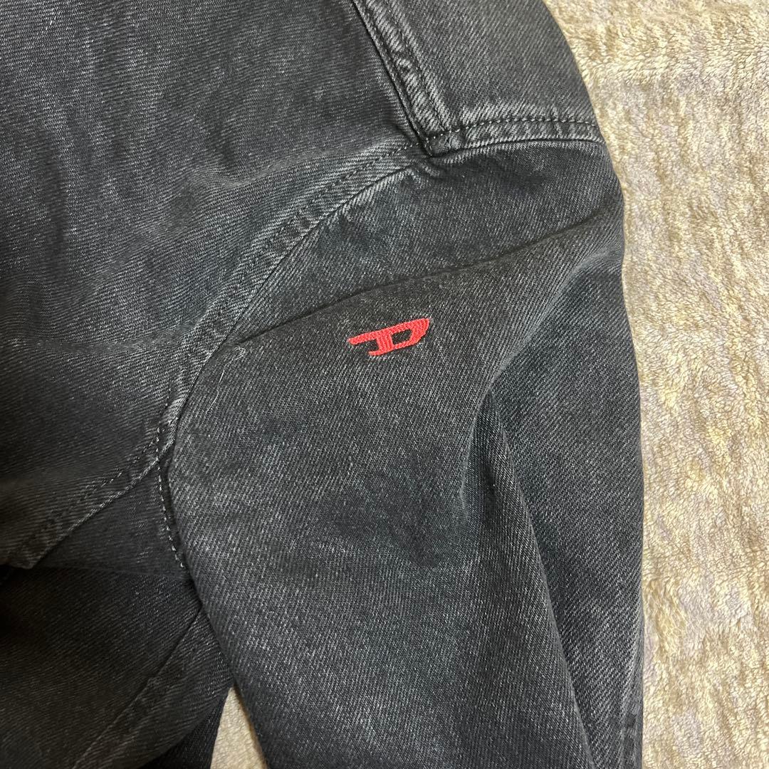 DIESELブラックデニムジャケット