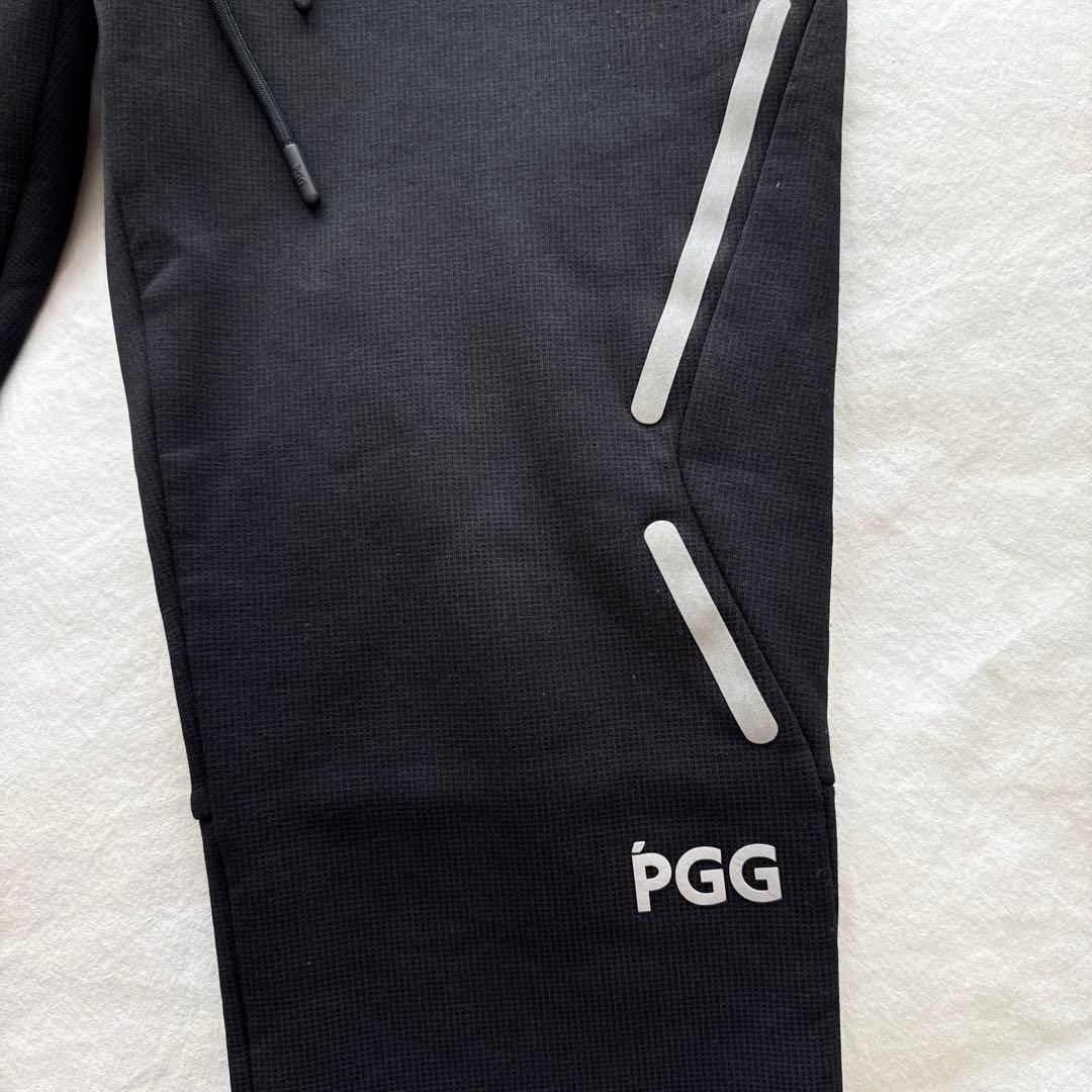 現行モデル　パーリーゲイツ　PGG 4 M パンツ　黒　ブラック　裏起毛　秋冬