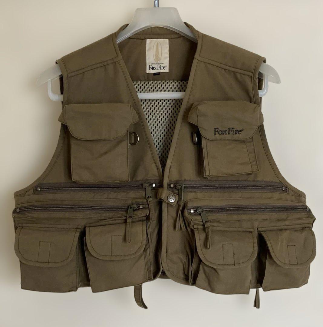 美品 foxfire フィッシングベスト Lサイズ 旧タグ
