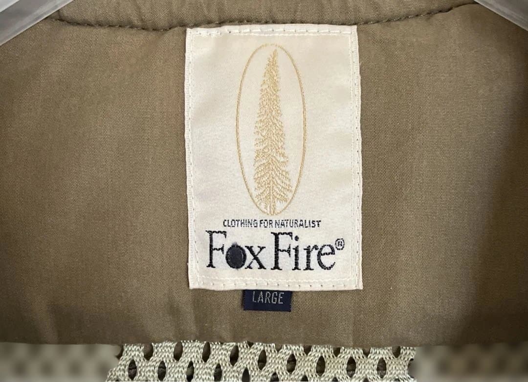 美品 foxfire フィッシングベスト Lサイズ 旧タグ