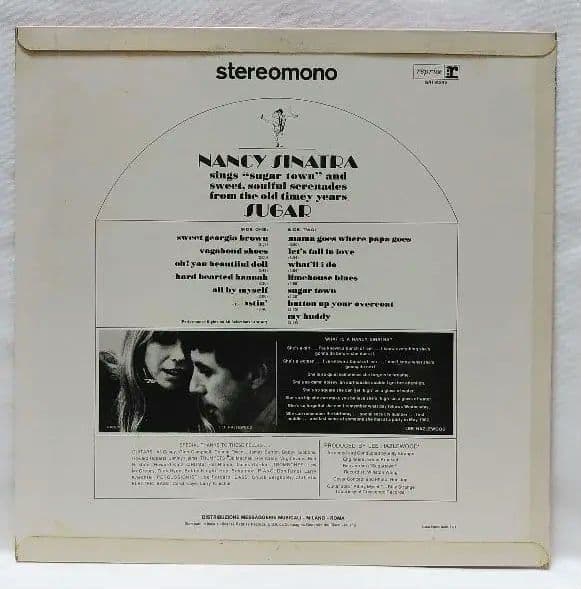 ナンシーシナトラ NANCY SINATRA♣SUGARシュガー伊仏英墨4カ国盤