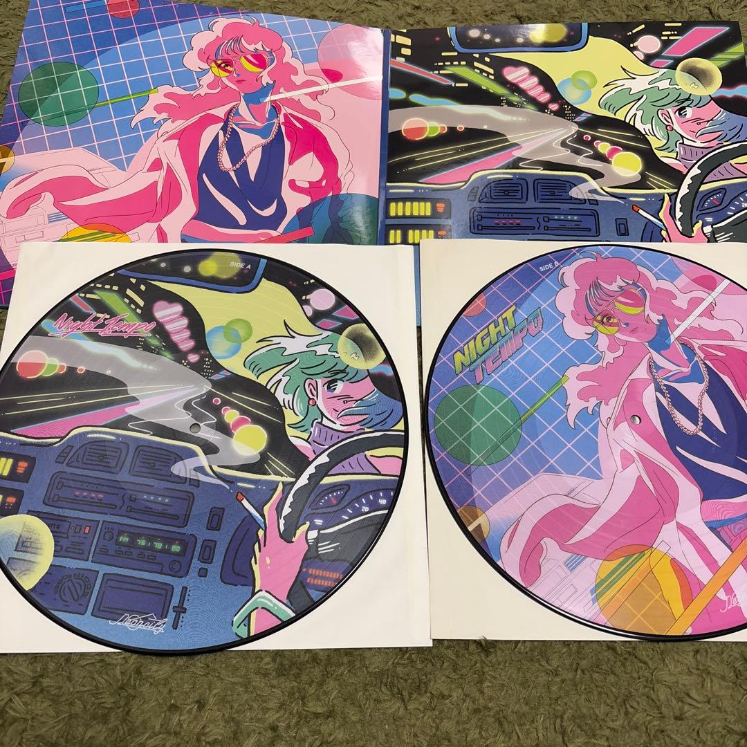 【ピクチャー盤】LP Night tempo Nighty TAPE 86'