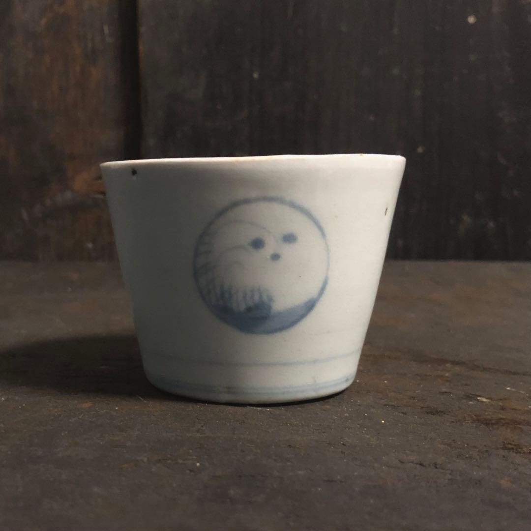 染付丸文蕎麦猪口