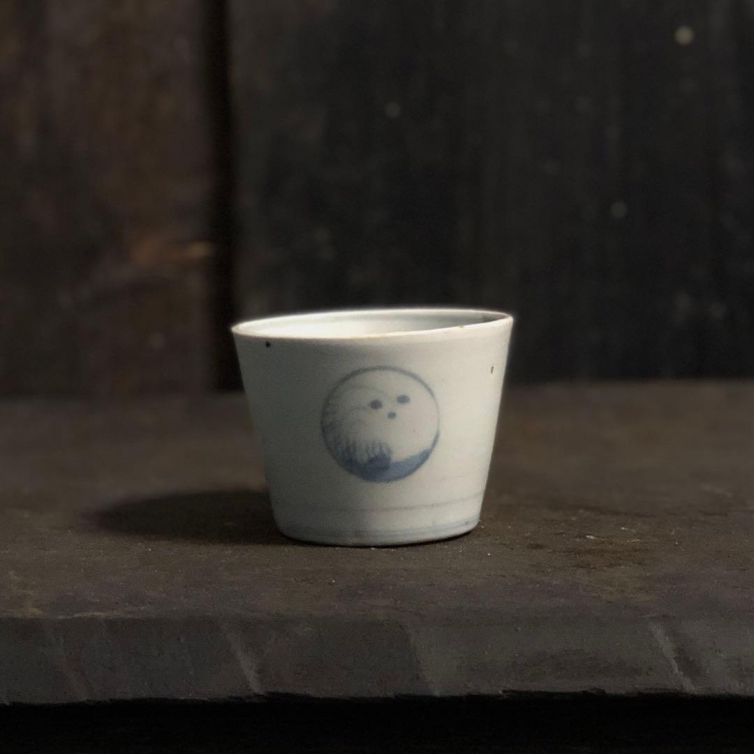 染付丸文蕎麦猪口