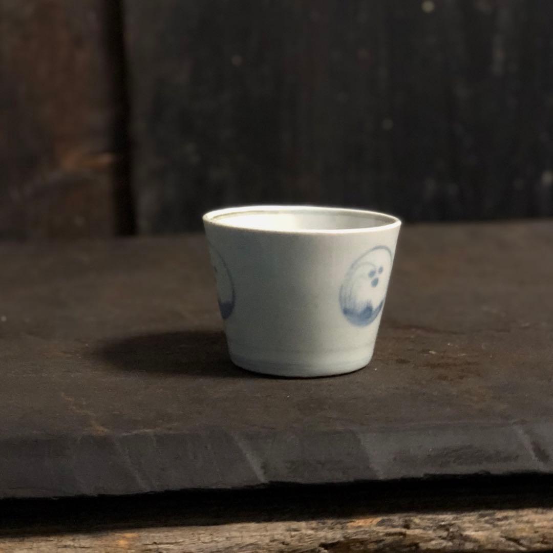染付丸文蕎麦猪口