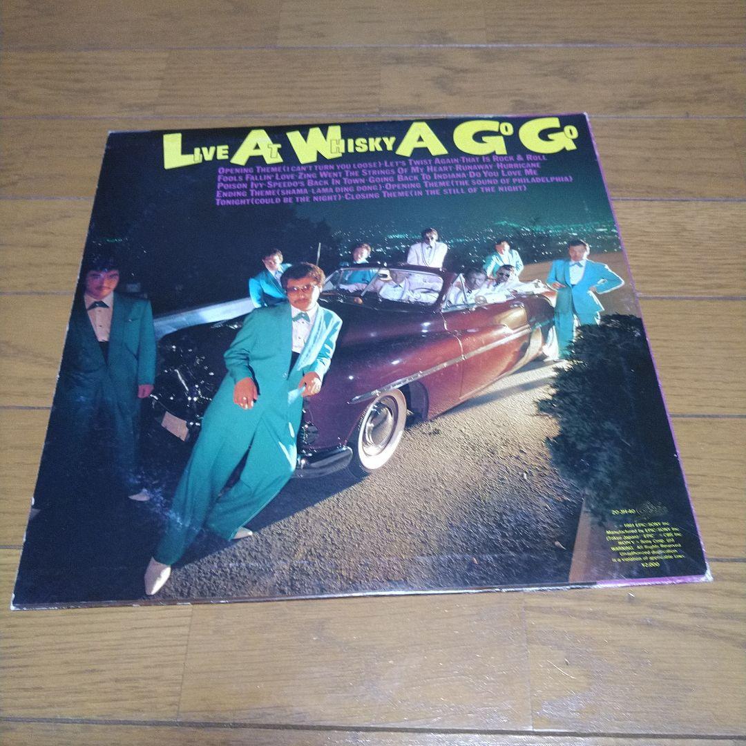 シャネルズ/LIVE AT WHISKY A GO GO レコード LP
