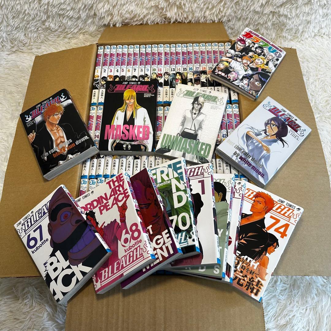 BLEACH 全74巻 全巻 キャラクターブック アニメーションブック カラブリ
