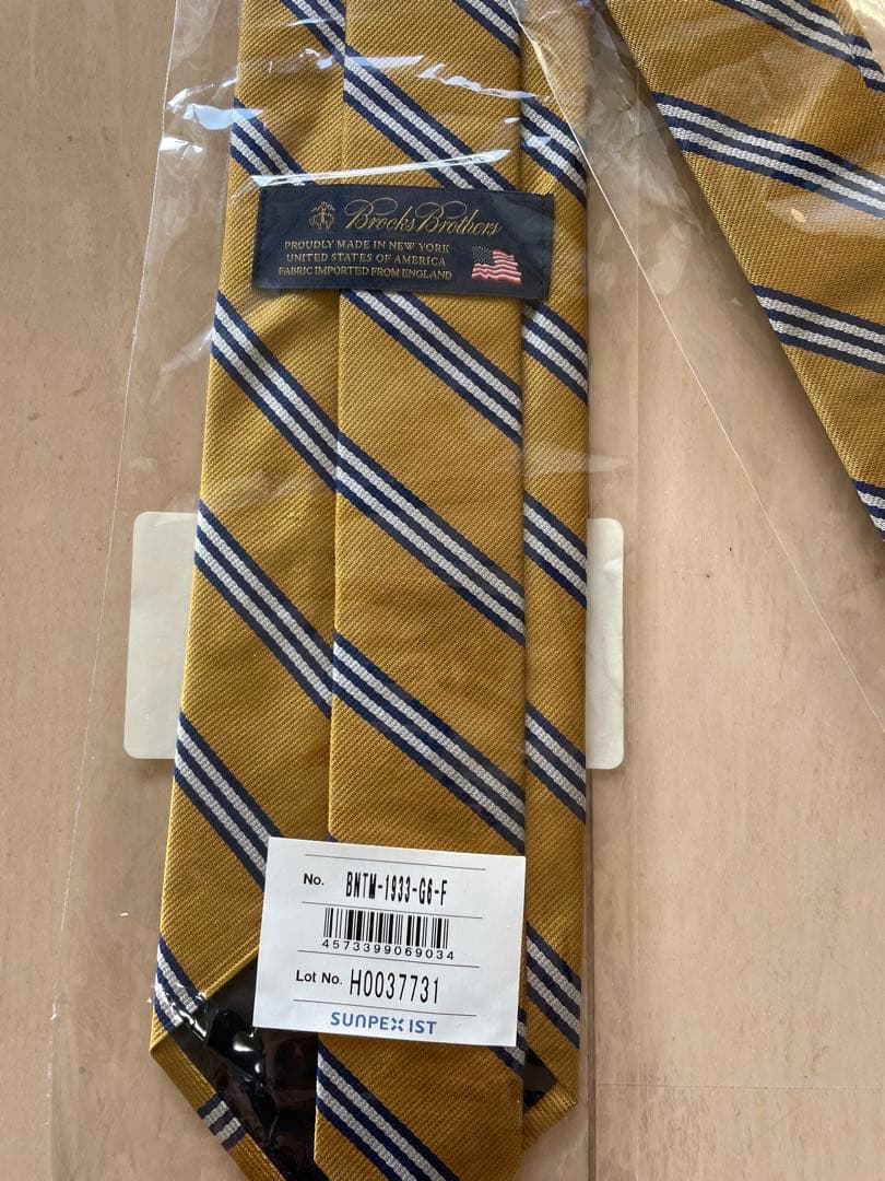【新品・未使用】Brooks Brothers ストライプ ネクタイ
