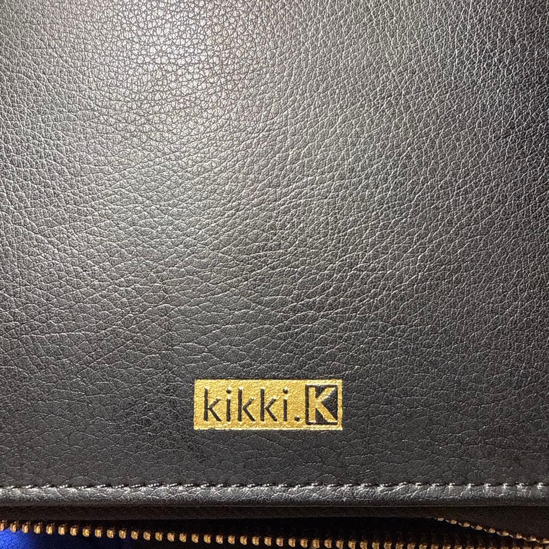 kikki.K 合成皮革 リング式ファイル A5 黒