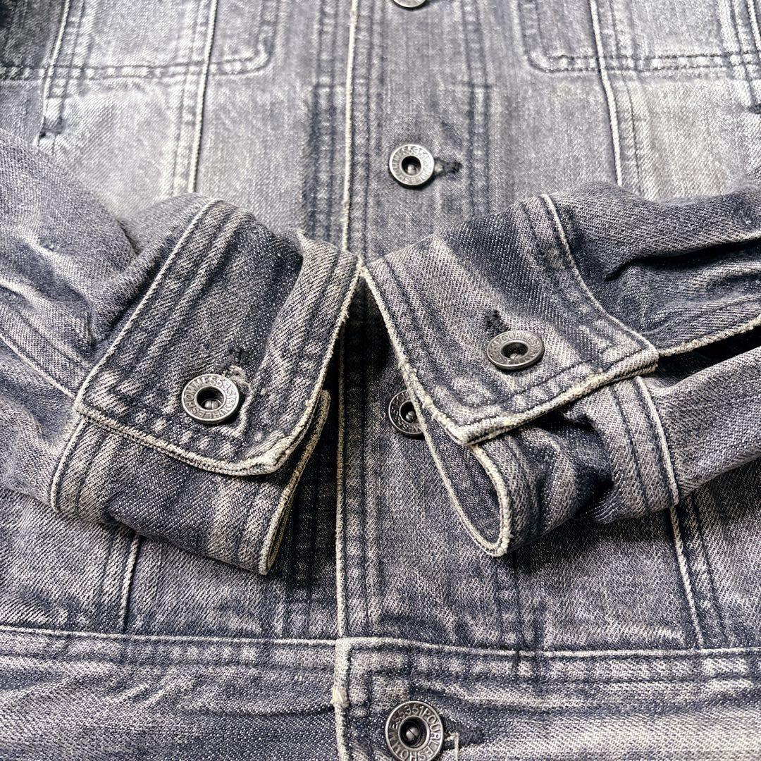 5351 pour les hommes ブラックデニムジャケット　アメカジ