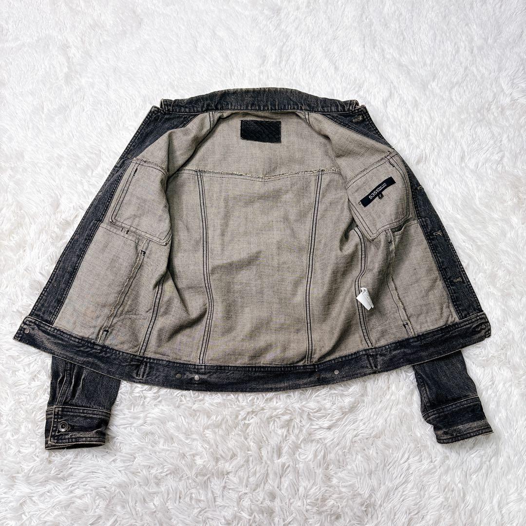 5351 pour les hommes ブラックデニムジャケット　アメカジ