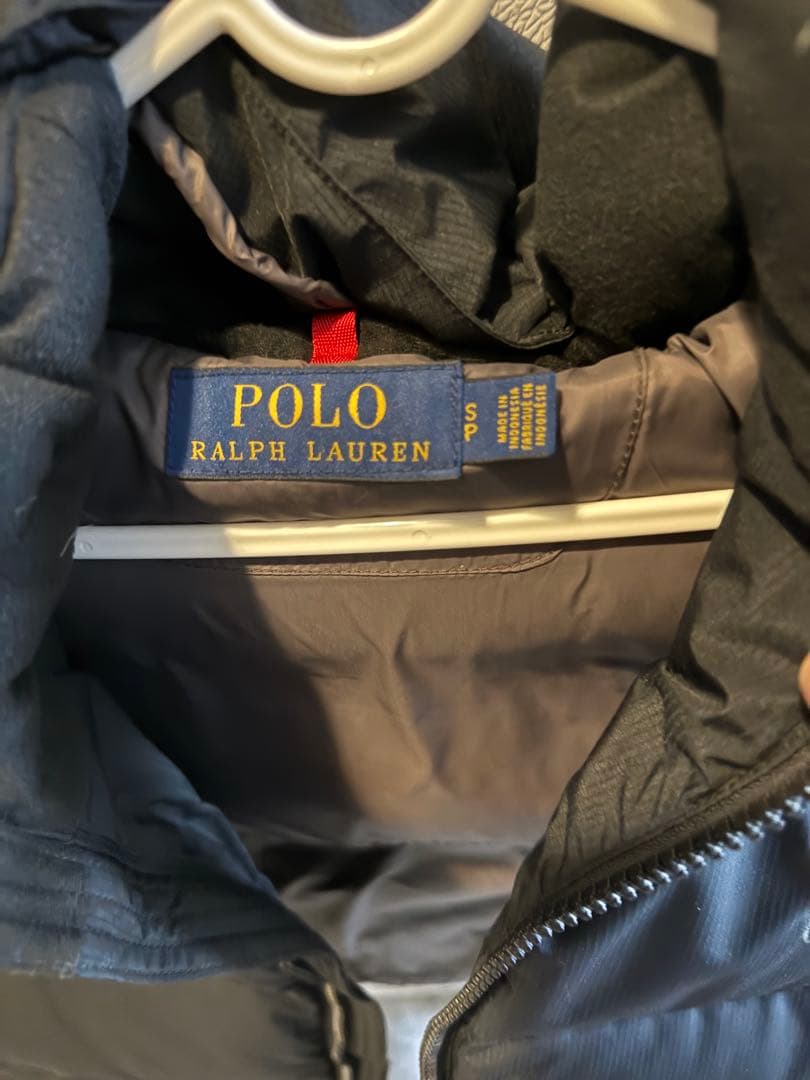 Polo Ralph Lauren ブラック ダウンベスト Sサイズ