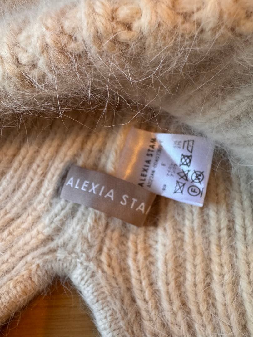 【新品未使用】ALEXIA STAN 耳あて付きニット帽