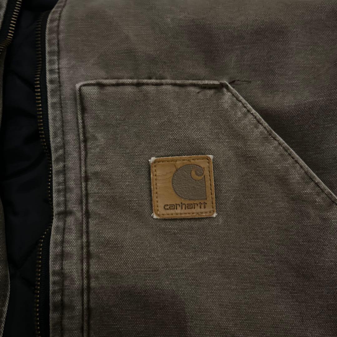 Carhartt ブラウン ダウンベストmade in USA