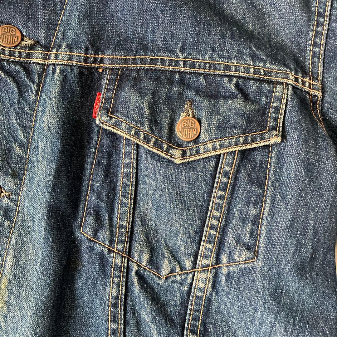 ジャケット・アウター BIG JOHN DENIM TRUCKER JACKET BIG SIZE