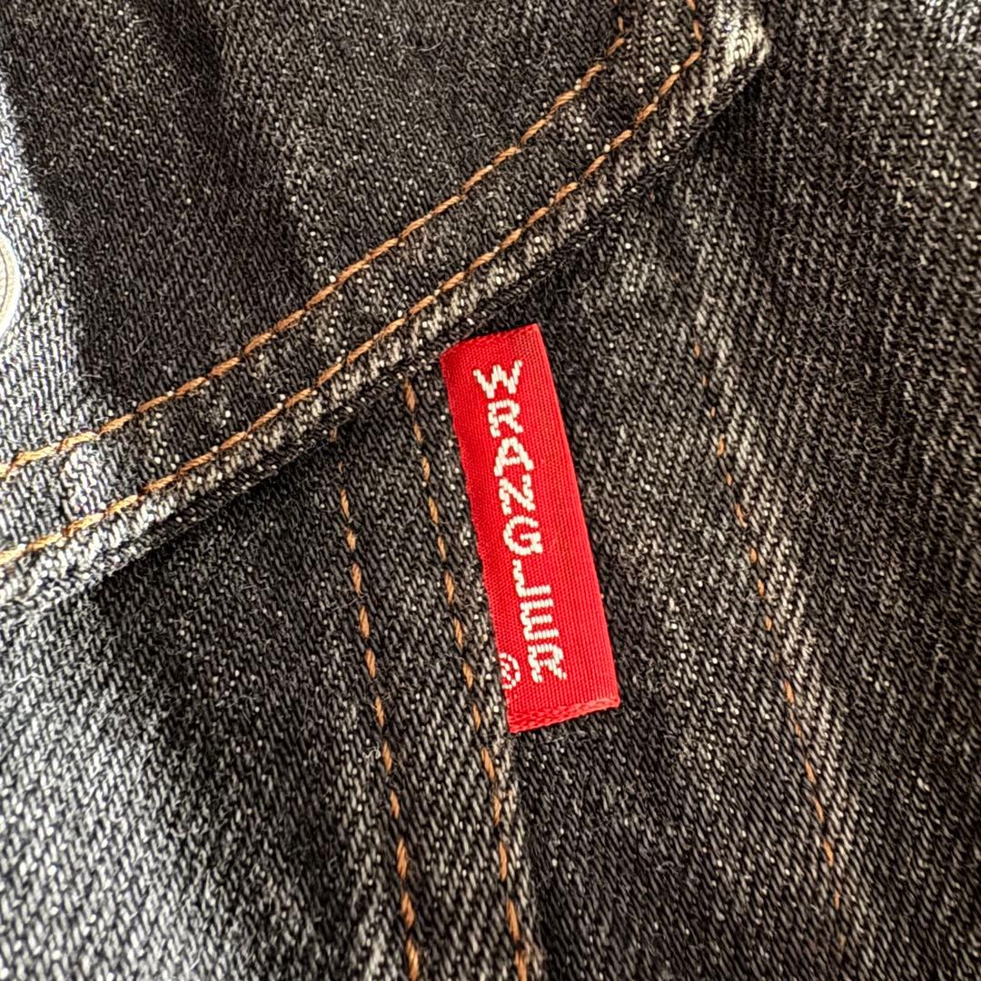 ジャケット・アウター 90s wrangler black denim trucker jacket