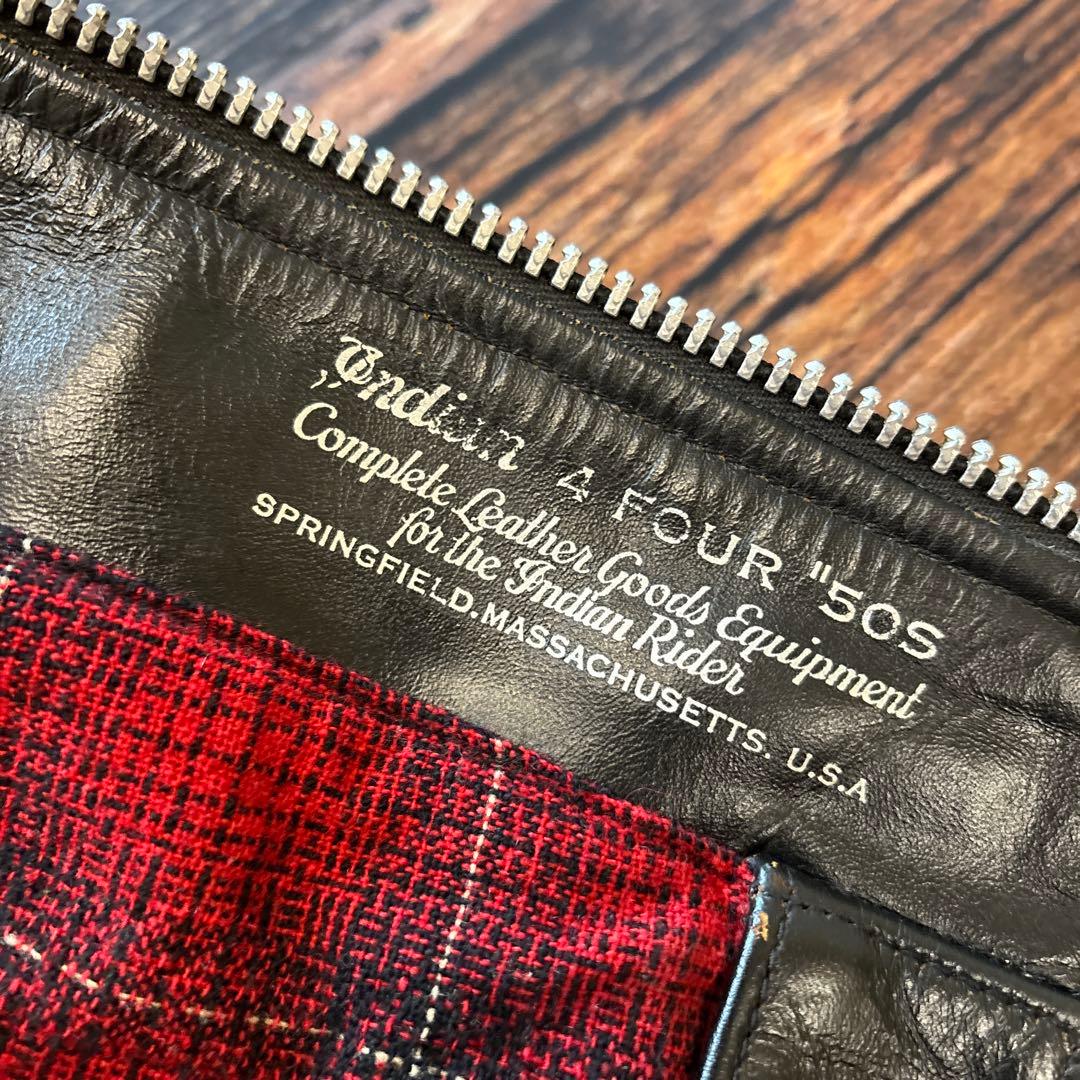 ジャケット・アウター INDIAN MOTORCYCLE / CUSTOM LEATHER JKT