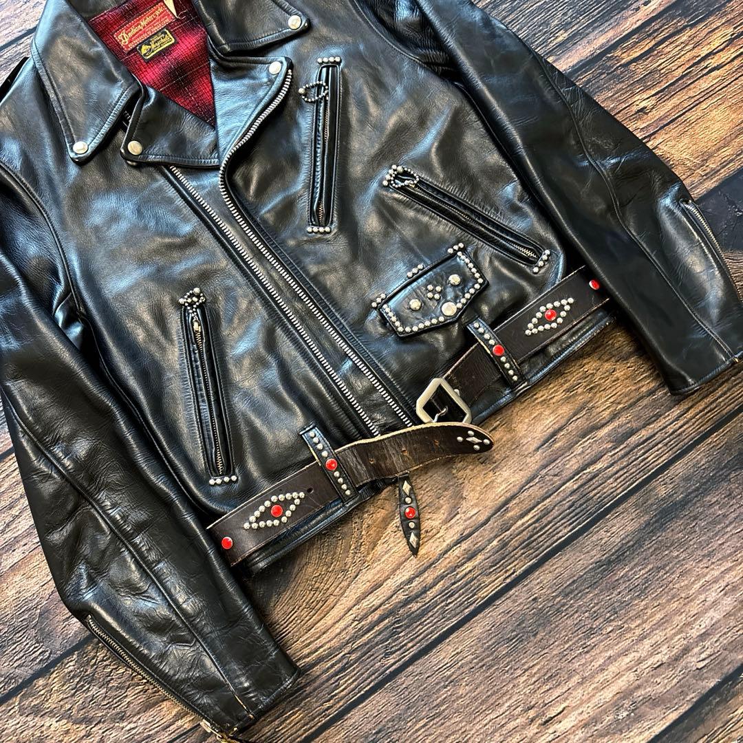ジャケット・アウター INDIAN MOTORCYCLE / CUSTOM LEATHER JKT