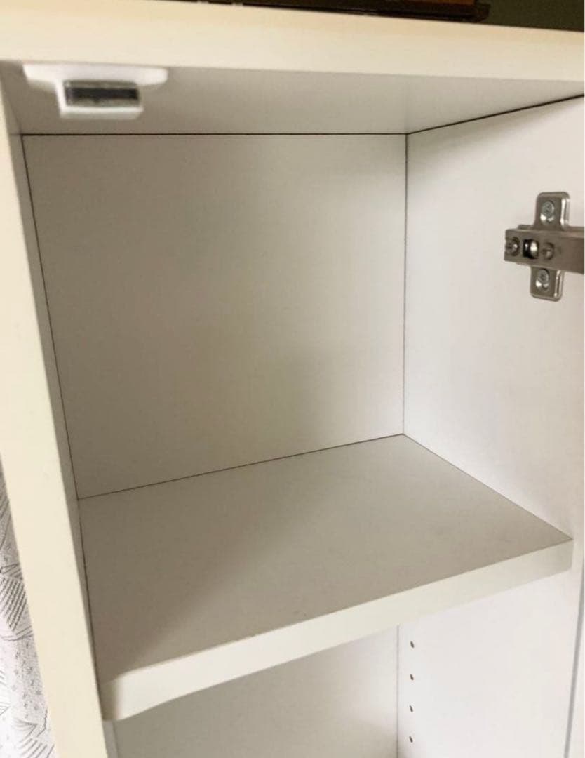 姿見付き収納ラック 白ドレッサー収納棚 全身ミラー 全身鏡 新生活 ホワイト家具