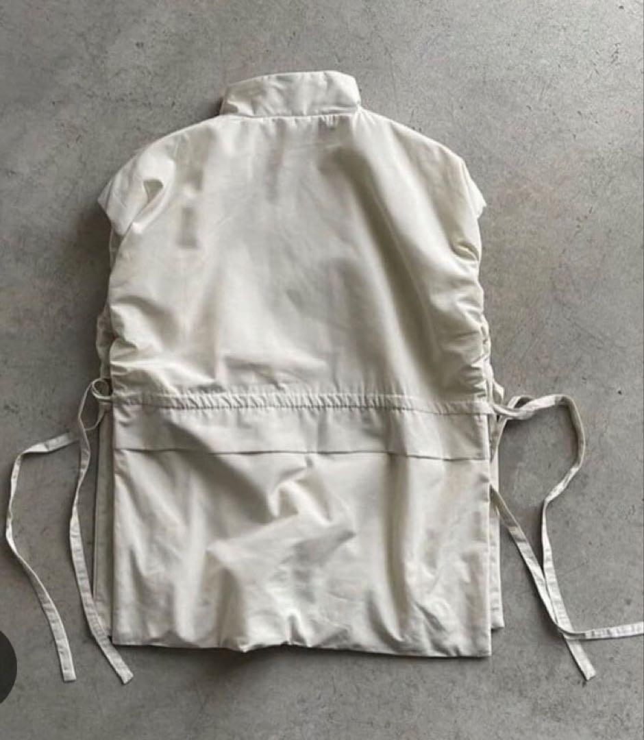 fashiru puffer vest パファーベスト　アイボリー　ホワイト