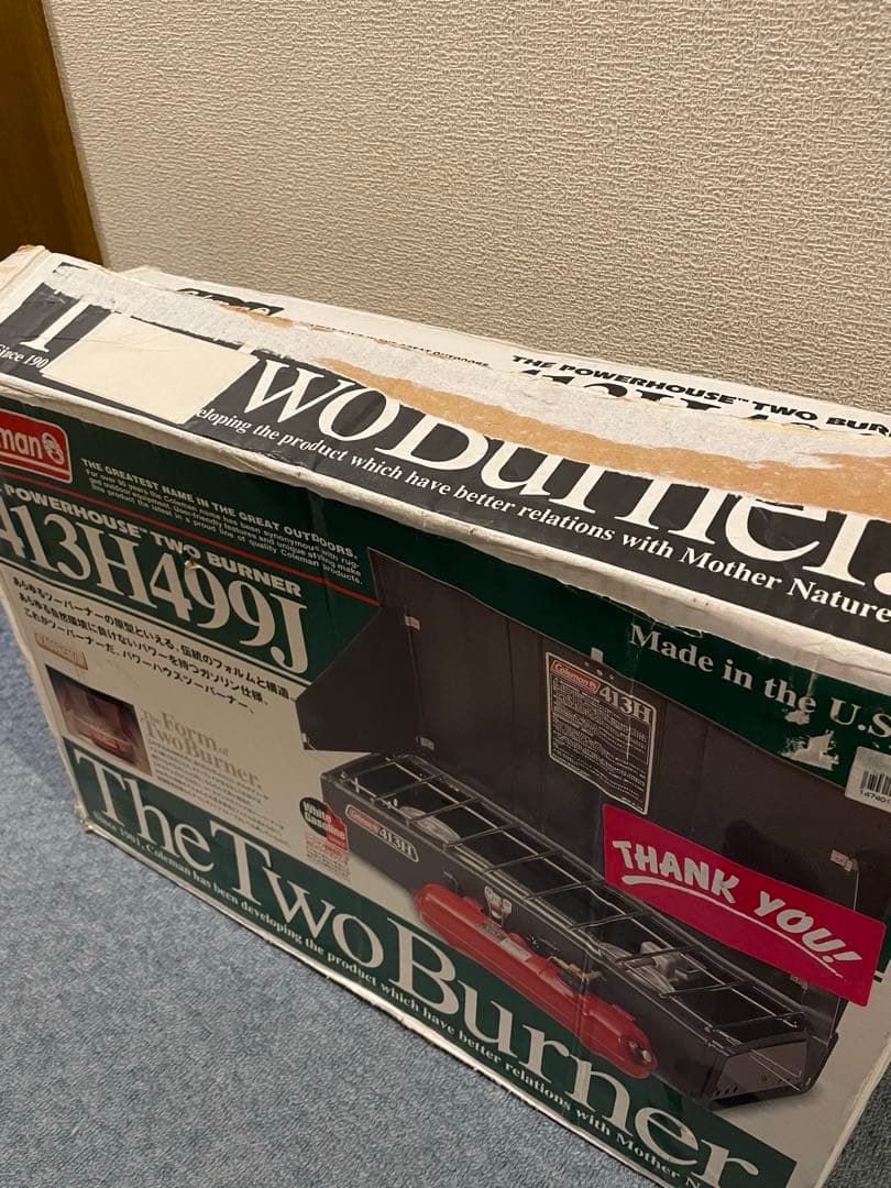 【未使用品】Coleman 413H499J パワーハウス ツーバーナー コンロ