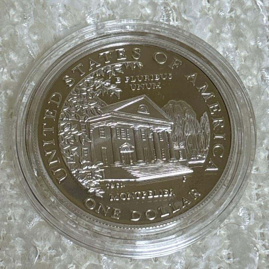 【銀価格高騰中！プルーフ銀貨】1999年　ドリー・マディソン　1ドル記念