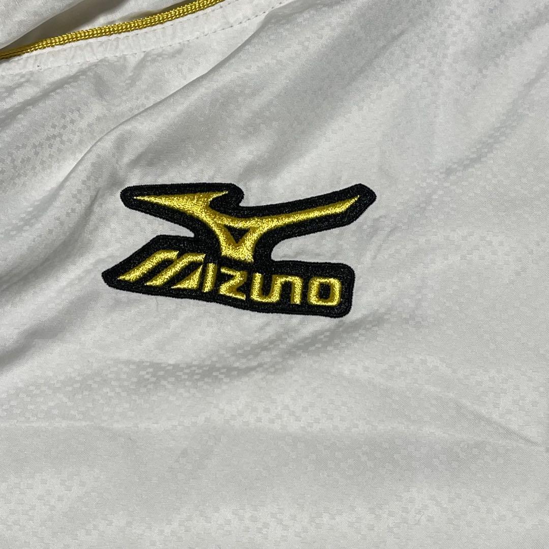 極美品 MIZUNO PRO ウィンドブレーカー 野球 ゴールド刺繍 ミズノプロ