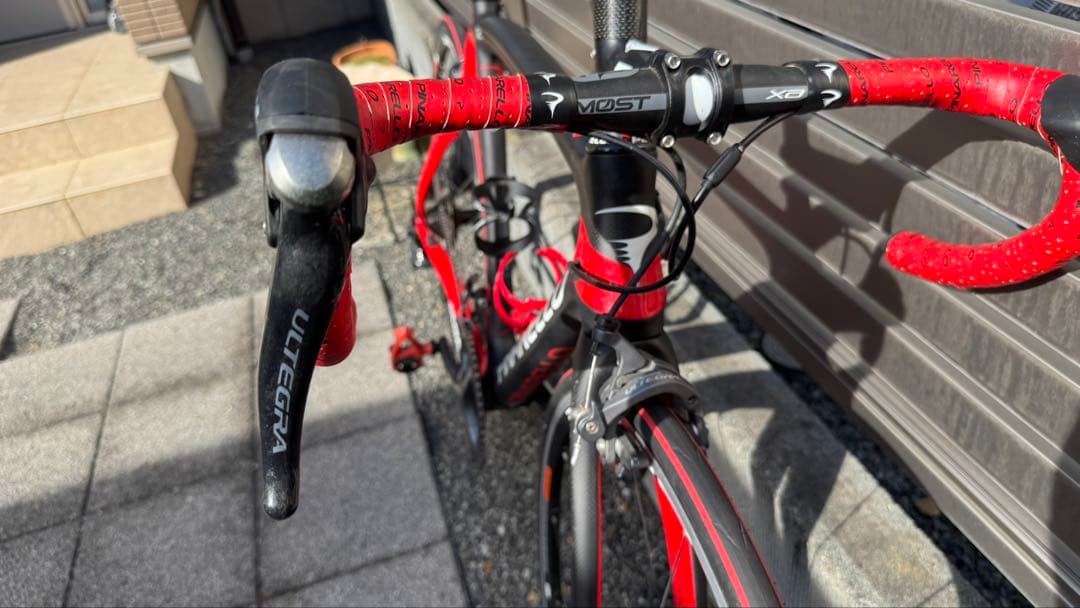 (美品)PINARELLO ロードバイク レッド・ブラック
