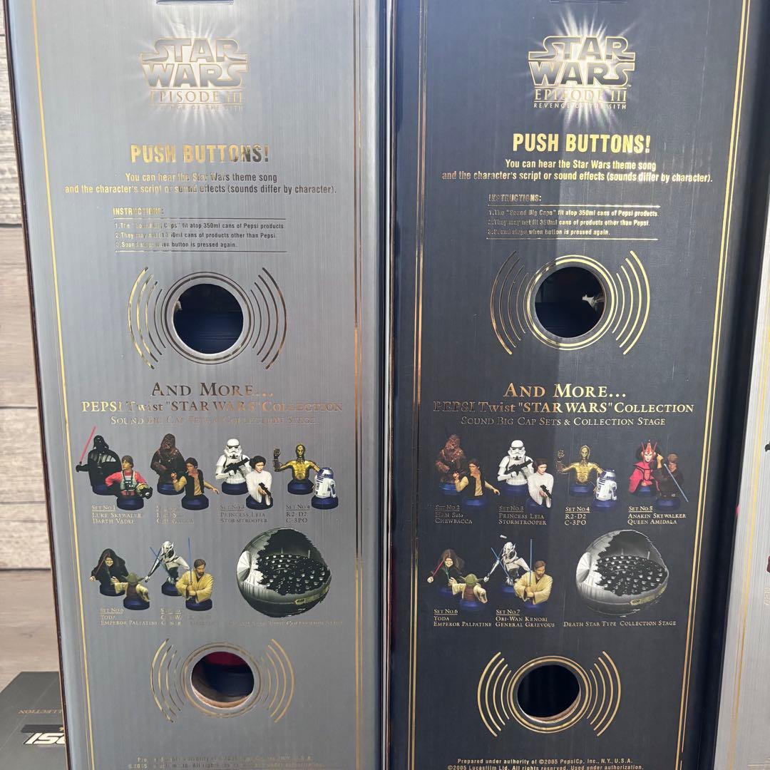 ペプシツイスト　スターウォーズ　コレクション　サウンドビッグキャップセット