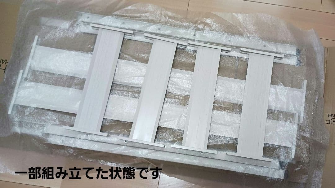 激安SHOP♡さま専用　【送料込】白　木目調 アルミ 室外機カバー エアコン