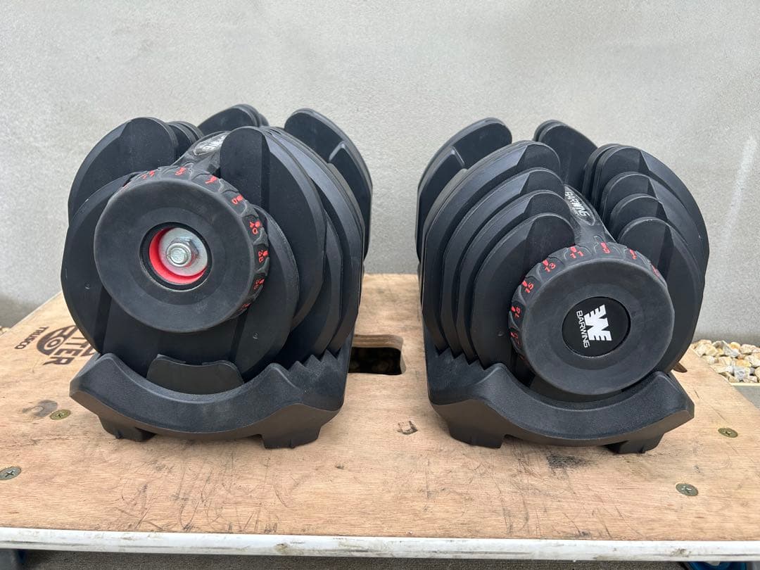 【引取歓迎】BARWING 可変式ダンベル 40kg ダンベル ペア