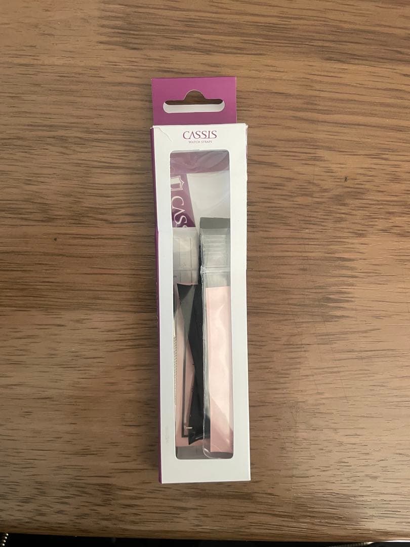 CASSIS ブラックラバーベルト 交換工具付き　ロレックス用