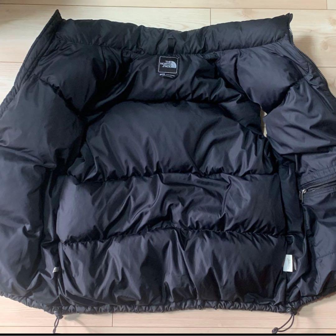 【美品 レア】センターロゴヌプシ ダウンベスト 700fill L 黒