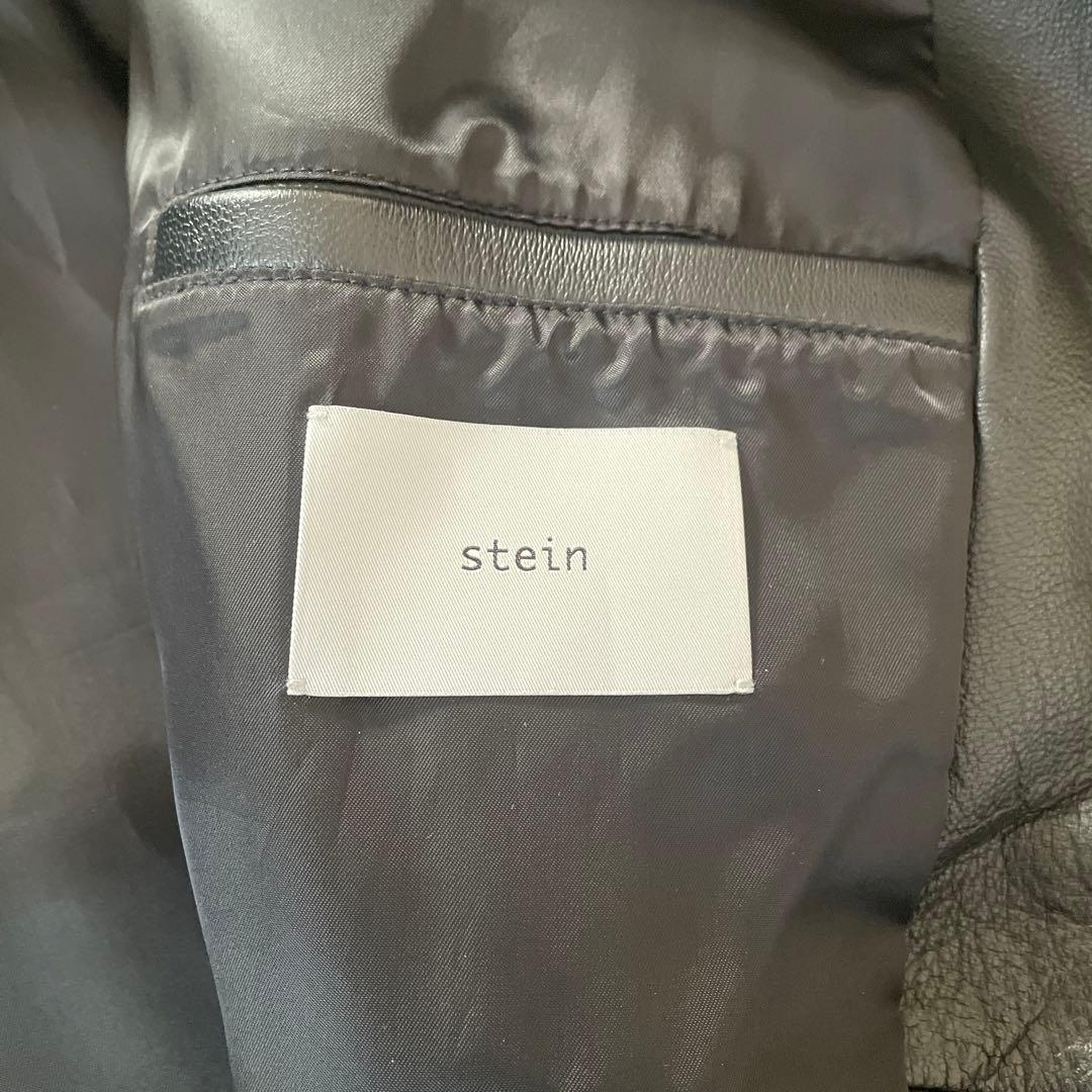 ジャケット・アウター stein OVERSIZED LEATHER ZIP yoke