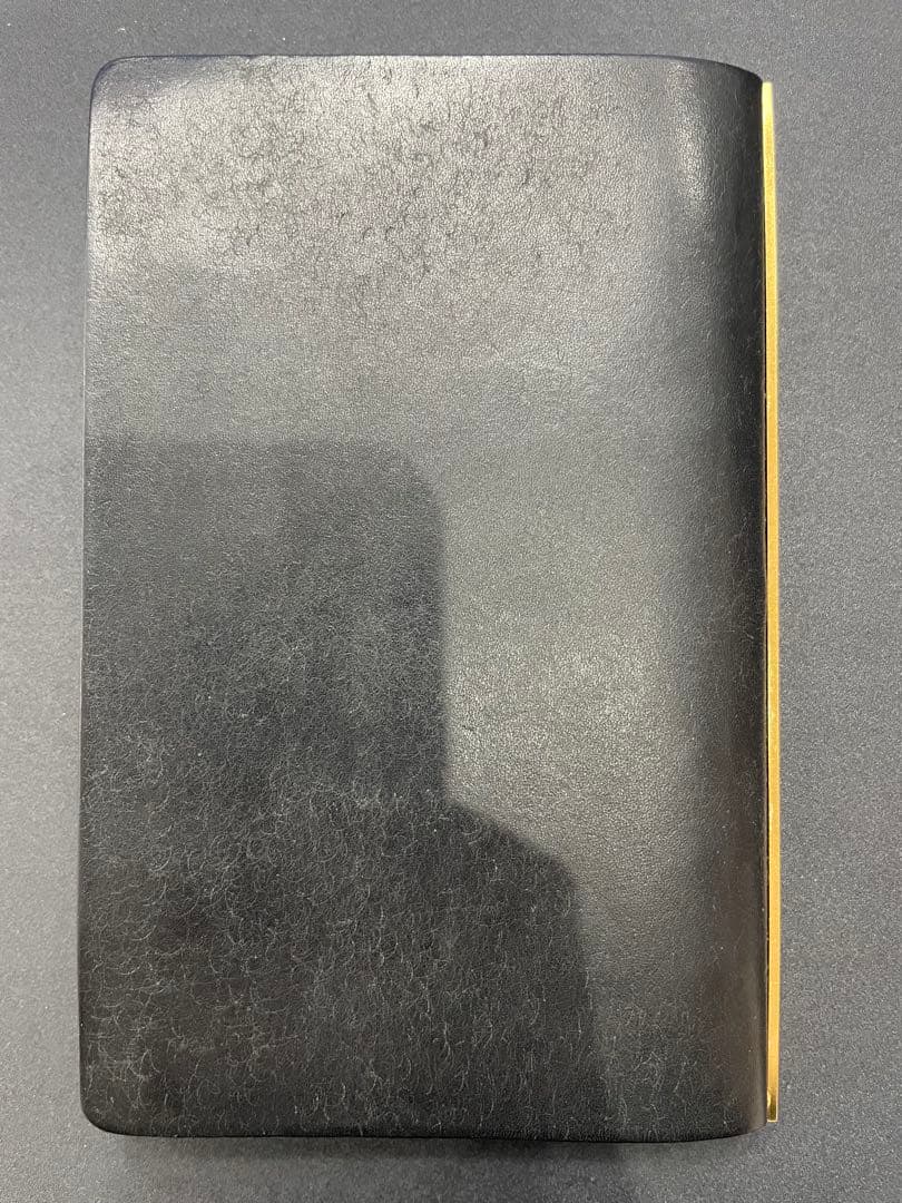 PLOTTER(プロッター) 6穴リングレザーバインダー　バイブルサイズ　黒