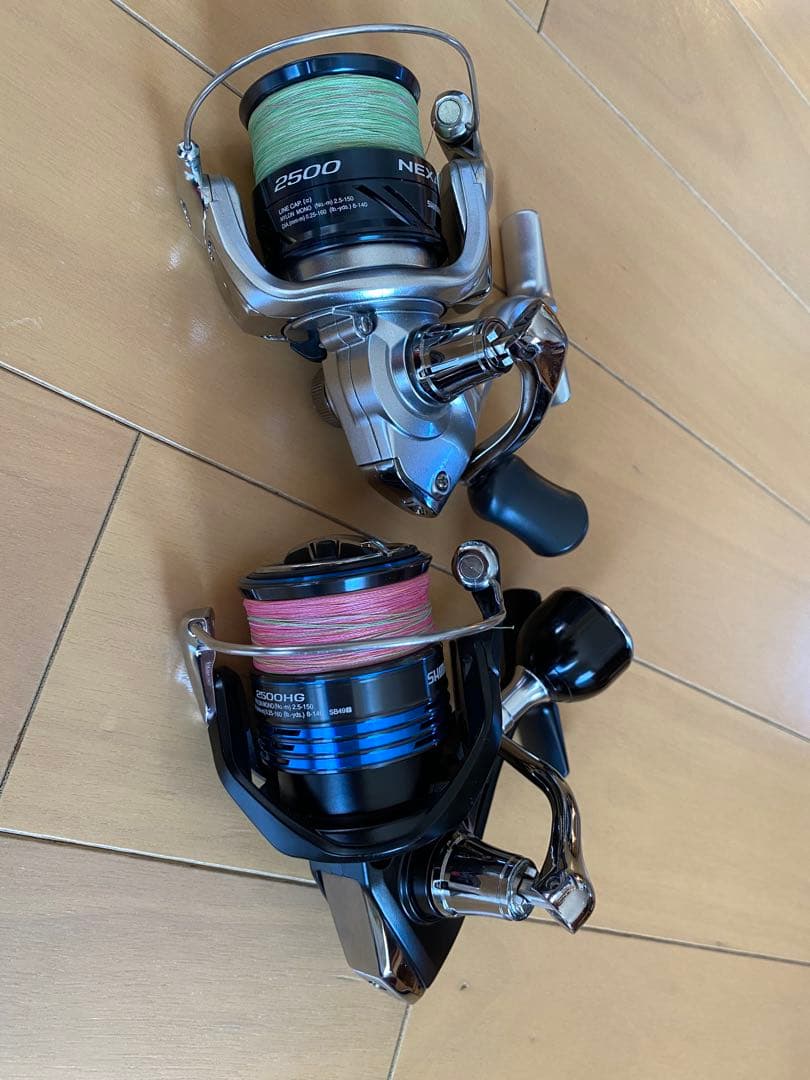 シマノリールセット 21ネクサーブ2500HG.18ネクサーブ2500