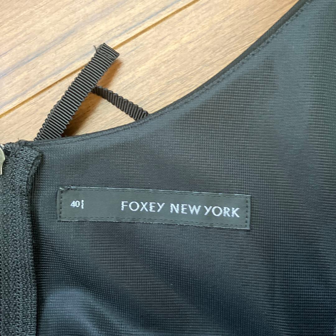【FOXEY NEW YORK】フォクシーニューヨーク （L）黒 ワンピース