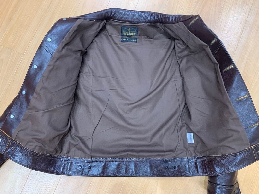 【美品】ハイラージレザーズ Jonesサイズ34 現ファインクリークレザーズ