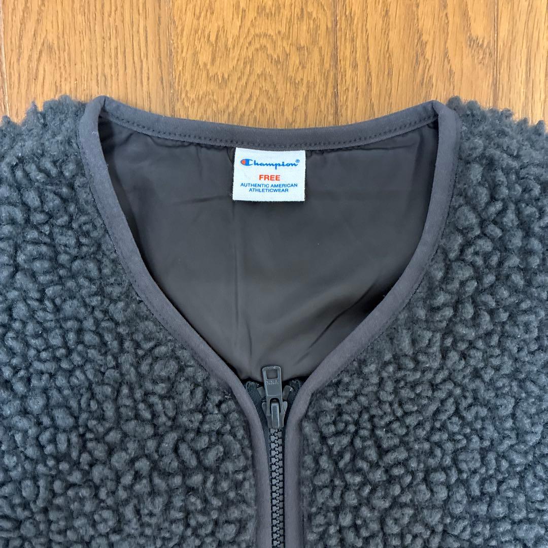 【専用】レリューム Champion チャンピオン ボアフリース ベスト グレー