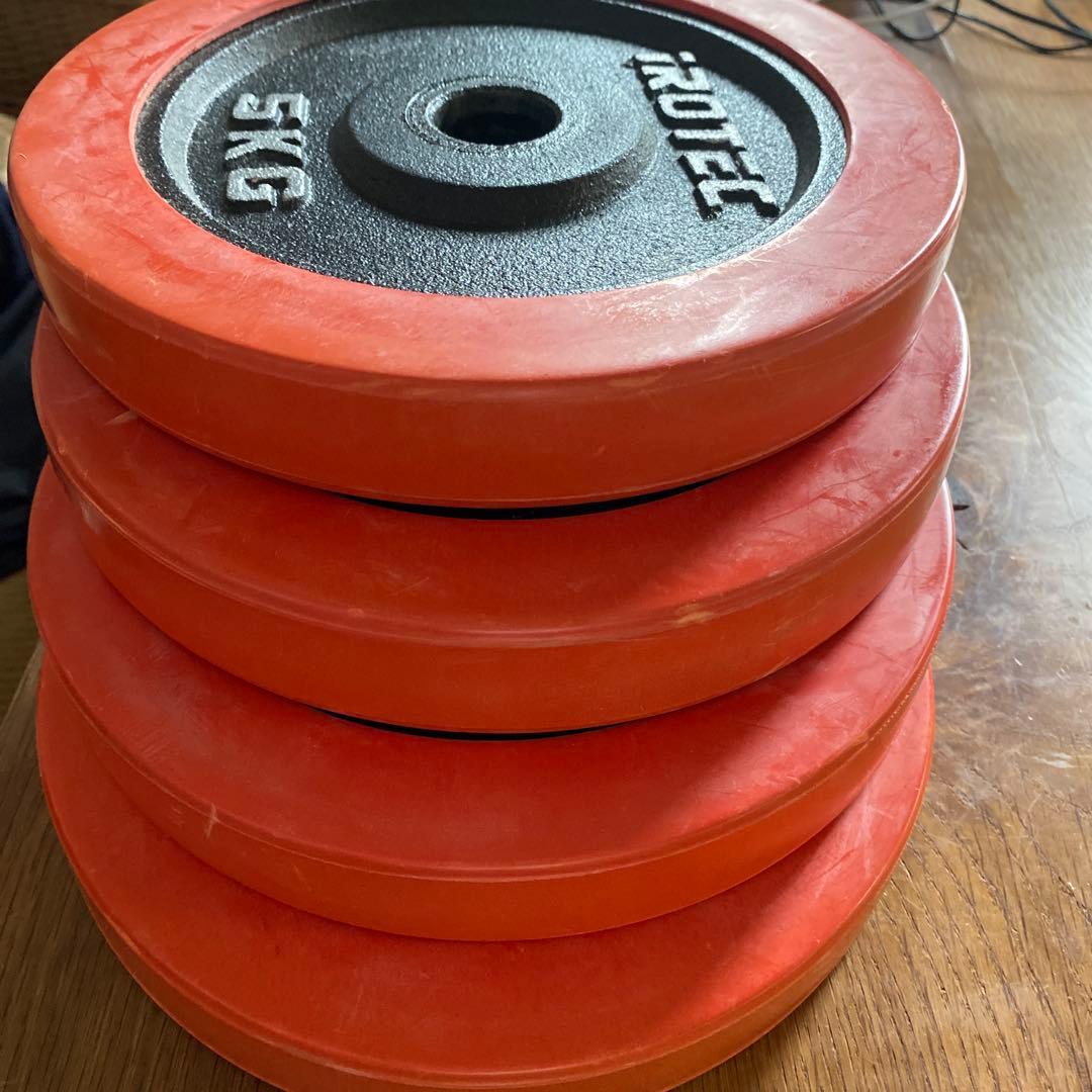 IROTEC 5kg ダンベルプレート 4枚セット